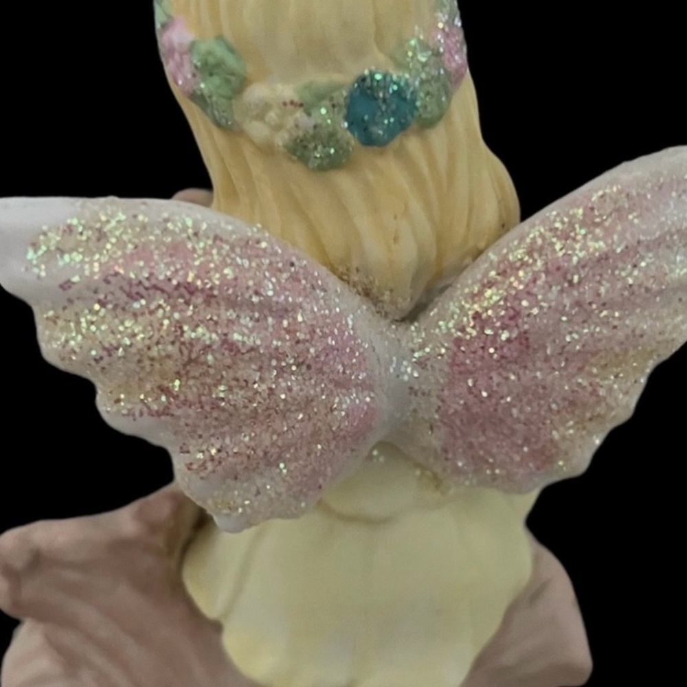 Whimsical Nursery & Fantasy Decor – Teddy Bear Photo Frame & Fairy Figurine - Picture 4 of 15